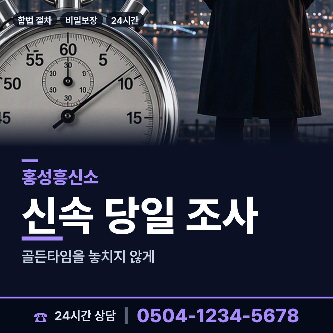 홍성 결성면 온라인흥신소 상담 안내